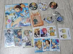 あんスタ Ra*bits まとめ売り 真白 友也、なずな、天満 光、はじめ バッジ、ビジュアル色紙、キーホルダー