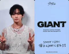 【中古】コレクションカード(男性) Stray Kids/リノ(Lee Know)/CD「GIANT」【初回生産限定盤A】(ESCL-6024～6025)封入フォトカードA