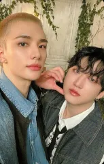 【中古】コレクションカード(男性) Stray Kids/チャンビン(Changbin)・ヒョンジン(Hyunjin)/CD「Hollow」【FANCLUB会員限定完全生産限定盤】購入特典イベント B賞 オリジナルユニットフォトカード