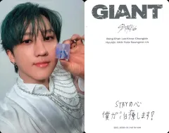 【中古】コレクションカード(男性) Stray Kids/チャンビン(Changbin)/CD「GIANT」【初回生産限定盤B】(ESCL-6026～6027)封入フォトカードB