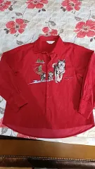 GAC シベリアンハスキー コーデュロイ シャツ 100 バスト 60 丈 75