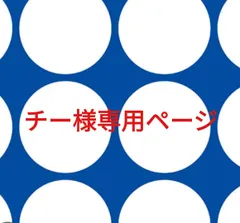 チー様専用ページです。