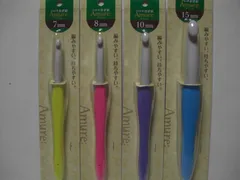 yuki-25様専用 送料無料 未開封新品 クロバー ジャンボかぎ針「アミュレ」7・8・10・15mm 4本組