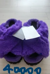 シューコンマボニー ファー スリッパ