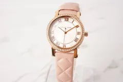 MICHAEL KORS マイケルコース レディース 腕時計 クウォーツ レザー 革 ベルト ピンクベージュ ストーン装飾