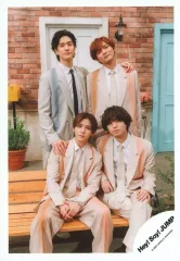 【中古】生写真(ジャニーズ) Hey! Say! JUMP/山田涼介・中島裕翔・伊野尾慧・薮宏太/膝上/シングル「DEAR MY LOVER / ウラオモテ」MV＆ジャケ写オフショット/公式生写真