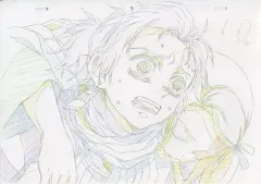 【中古】原画イラストボード 鬼滅の刃 Blu-ray/DVD 1巻 ufotable購入特典 複製原画 炭治郎、禰豆子