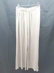 ◇ classicalelf クラシカルエルフ ウエストゴム　裏地　ストレッチ パンツ サイズM-L ベージュ系 レディース E  【1304050028434】