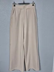 厚手 ジャージ ワイド スラックス 55 66