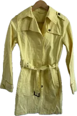 ZK30 Ottoオットー　スプリングコート　アウター　イエロー　レディース　Mサイズ