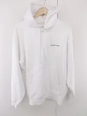 ◇ STREET DREAMS 裏起毛 プリント 長袖 プルオーバー パーカー サイズL ホワイト メンズ P  【1305060002926】