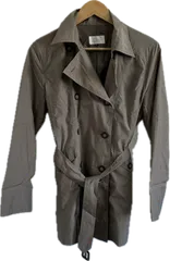 ZK30 【美品】Ottoオットー　スプリングコート　アウター　ブラウン　ナイロン　レディース　Lサイズ