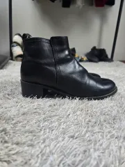 ブラック アンクル ブーツ レディース