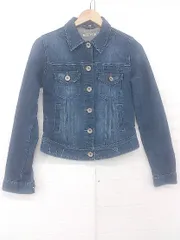 ◇ Rough unit 長袖 デニム ジャケット Gジャン サイズM インディゴ レディース P  【1305250003009】