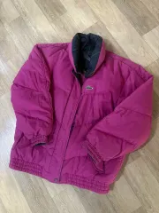 LACOSTE ラコステ リバーシブル 양면 両面 핑크 ピンク ダウンジャケット