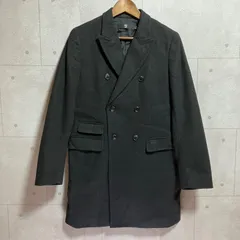 UNIQLO +J ユニクロ ジルサンダー ウール フランネル チェスターコート アウター M ブラック 黒 メンズ レディース SG401-3