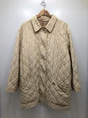 Burberry's　バーバリー　キルティングジャケット　キルティングコート　金ボタン　スナップボタン　古着