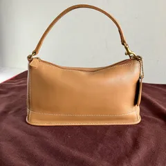 Vintage Coach Bleeker Demi Bag Camel Leather Baguette Purse