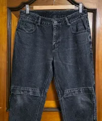 Juun.J ジュンジェイ ジョガー パンツ 46 30 31 チャコール ブラック グレー デニム デニム 登山 キャンピング