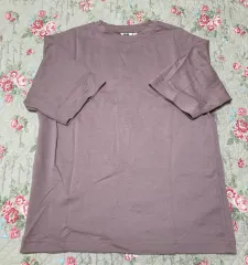 UNIQLO U エアリズム 半袖 Tシャツ ライトパープル M
