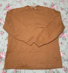 ユニクロ U ポケット 長袖 Tシャツ ホワイト M