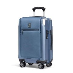 Travelpro Men's Plus Size Travelpro Platinum Elite Hardside Business Plus CarryOn Expandable Spinner Suitcase, Dark Sky Blue
