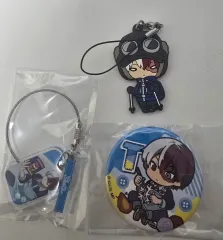 僕のヒーローアカデミア ヒロアカ 轟 焦凍 ハンドメイド アクリルキーホルダー 缶バッジ にとたん キーホルダー 出品