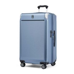 Travelpro Men's Platinum Elite Hardside Large Check-In Expandable Spinner Suitcase, Dark Sky Blue