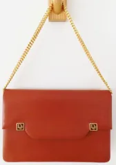 K10 Christian Dior クリスチャンディオール ロゴプレート レザー チェーンショルダーバッグ チャ