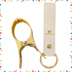 【特価セール】ベビーカーに吊り下げ可能 ブランケットクリップベビーカー ゴールド クリップ クリップ シューズクリップ 赤ちゃん シューズクリップ パーツ 金具 シューズホルダー 子供 靴挟み アクセサリー カバン ベビーカー (アイボリーivory)