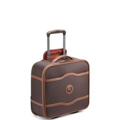 Delsey Men's Chatelet Air 20 2-Wheel Underseater Heel Bag in Chocolate Brown
