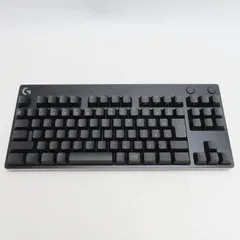 S03-t028 動作確認済 logicool ロジクール テンキーレスゲーミングキーボード YU0039 赤軸 有線