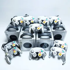 任天堂 ニンテンドー ゲームキューブ 本体 コントローラー 10台ずつ シルバー まとめ 大量セット GC DOL-001 DOL-101 DOL-003 T09-s035