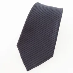 K03-k45 Dior HOMME ストライプ シルク ネクタイ ブラック