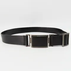 M04-k057 GUCCI グッチ ロゴバックル レディース レザ― ベルト ダークブラウン 037･0394･1278･65･26