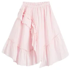 ワイエムシー レディース ボトムスカート ドレープ ミディ YMC Draped Midi Skirt Light Pink ピンク