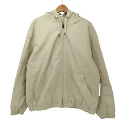 ユニクロユー UNIQLO U フーデッドジップアップブルゾン Lサイズ ナチュラル アクティブジャケット メンズ JPN：L 