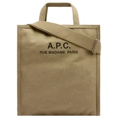アーペーセー メンズ バッグ APC Recuperation Heavy Canvas Tote Bag Khaki カーキ