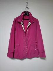 レディース ピンク ウィンドブレーカー ジャケット XL