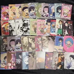 鬼滅の刃　ポストカード　ブロマイド　ステッカー　シール　カード　カフェ　竈門炭治郎 我妻善逸 嘴平伊之助 竈門禰豆子 煉獄杏寿郎 冨岡義勇 胡蝶しのぶ 宇髄天元 時透無一郎 伊黒小芭内 甘露寺蜜璃 不死川実弥 悲鳴嶼行冥 栗花落カナヲ等　約180点まとめ売り