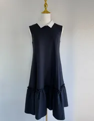 【新品】René ノースリーブワンピース　ルネ　ワンピース　34サイズ Rene ワンピース 34 Rene ワンピース 34 ルネ ワンピース 34