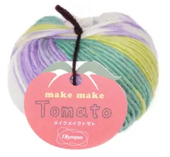 【新着商品】並太 col.204 毛糸 マルチ トマト 系 25g メイクメイク 約65m オリムパス製絲 3玉セット
