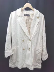 ◇ ZARA ザラ シンプル 厚手 冬物 大人 長袖 コート サイズS ホワイト レディース E  【1306190033064】