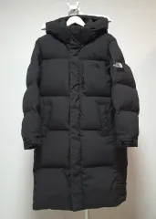 THE NORTH FACE ザノースフェイス 新モデル ホワイトラベル ダウンジャケット ロング丈 90サイズ ブラック