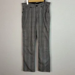 BEAMS ビームス パンツ チェック柄 グレー Mサイズ メンズ 古着 アメカジ トラッド