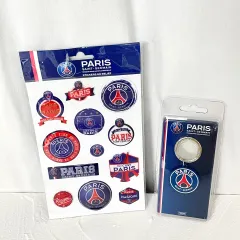 イ・カンイン チーム PSG パリ・サンジェルマン キーホルダー ＋ ロゴ ステッカー セット