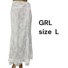 No.61 (♡)GRL  レース柄スカート