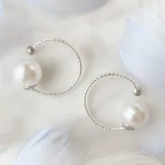 【公式カフ】金属アレルギー対応・シンプルカフ（さとう式リンパケアの理論に基づいたイヤーアクセサリー）ビューティーカフ・イヤーカフ・シルバーカラー