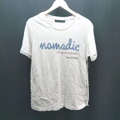 ◇ Heri tage stone カジュアル 夏 サマー 古着 鷹 半袖 Tシャツ サイズL クリーム メンズ E 【1307040043547】