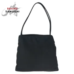 PRADA プラダ テスート 三角ロゴプレート ブラック 黒 シルバー金具 ナイロン トートバッグ ショルダーバッグ レディース 504475【中古】